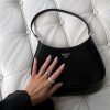 Prada Cleo brushed leather Replica handbag