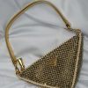 Prada Triangle satin mini-Master quality handbag  with crystals