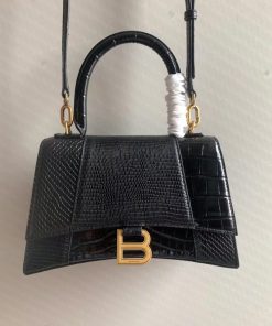 Balenciagas Crocodile Pattern Hourglass Replica handbag