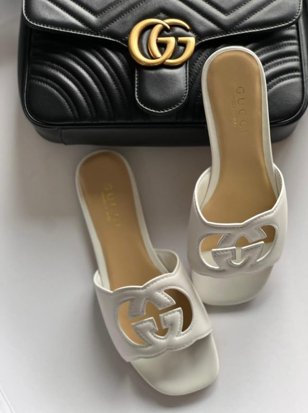 price and purchase GUCCI Openwork GG detail mules for women