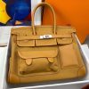 Hermes Cargo Ecru Toile 2021 Master quality handbag