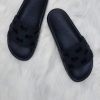 First copy Women's rubber GG slide sandal